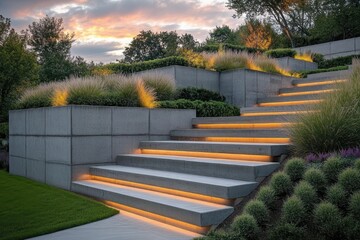 concrete hardscape